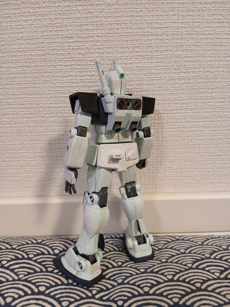 リアビュービーム・スプレーガンホルダーとヒレ的なやつ