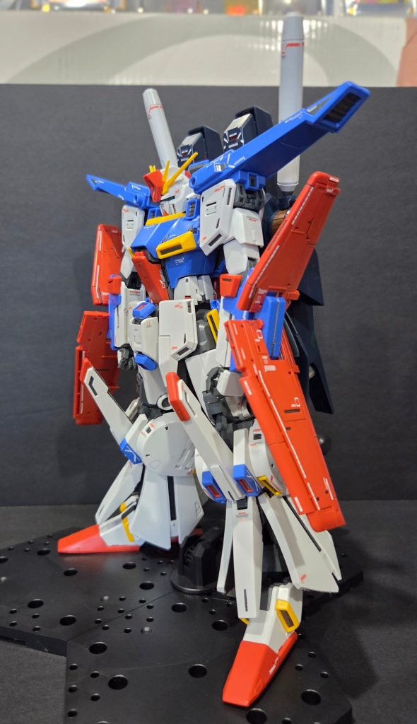МG 強化型ZZガンダム 部分塗装–3枚目/制作者：nasiyamakai