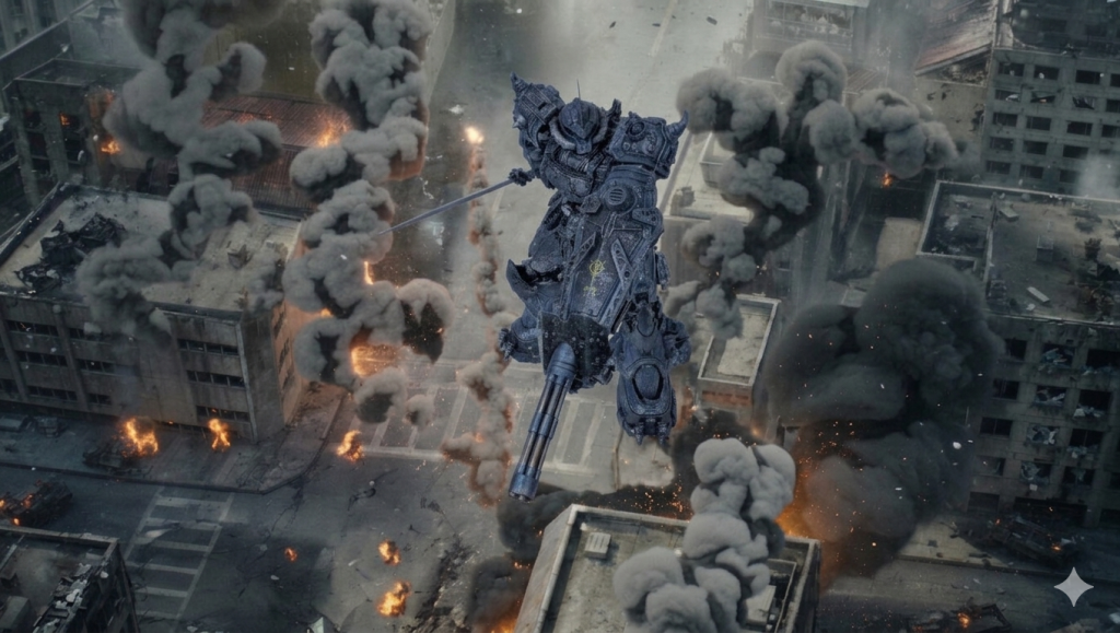 ふん！見た目は派手だが、タンクはガラ空きだぞ!