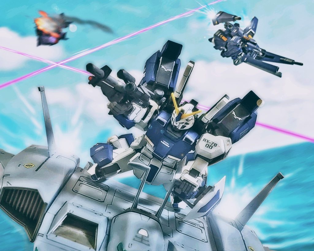 「次はエゥーゴかっ?」ガンダム・モルオルトのゼロ・ムラサメ中尉はティターンズの追撃隊を撃破しつつ、シアン率いる迎撃MS部隊も察知する。「一気に抜ける!!後ろを任せたぞレイラ、俺は前のエゥーゴを相手する!!」「…え、えぇ、分かったわ」サイコギャプランALに乗るレイラ・レイモンド少尉は飛行形態のまま追ってきたティターンズのMS隊を一手に引き受ける。(…ゼロ)レイラはゼロの黒く歪んだオーラに胸が締めつけられる。それでも恐怖のような感情はなく、ただただ辛かった。今の彼には迷いがない。だからといってそれは純真と呼べるものではなく怨念という表現の方が正しかった。ゼロは突破口を開こうとビームライフルを撃つ。二人が向かう場所はムラサメ研究所であり、オールドタイプ達のエゴによって造られた強化人間の惨劇の連鎖を断ち切るのだ。ここで手間取る訳にはいかない。