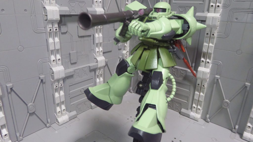 「ザク・バズーカ」このセンサー部も、マシンガンと同様にＭＳサイトレンズ化しました。