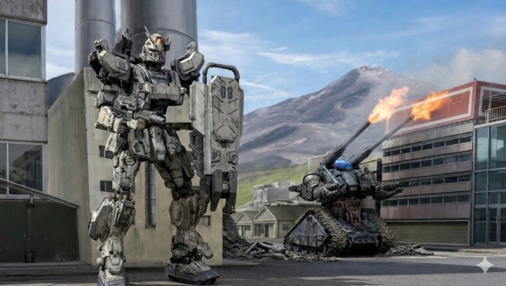 エレドア：つかまえたぁ！高架649-23！さんまるいち！撃てーーー！ノリス：あと、ひとつ！シロー：エレドアたすかるっ