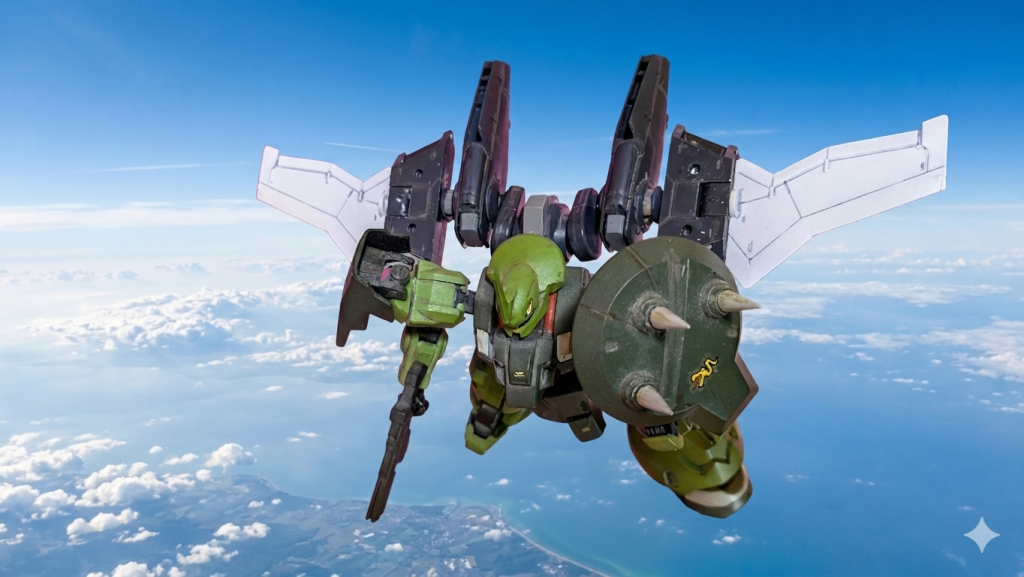 ディランザ、高空から発進！！！