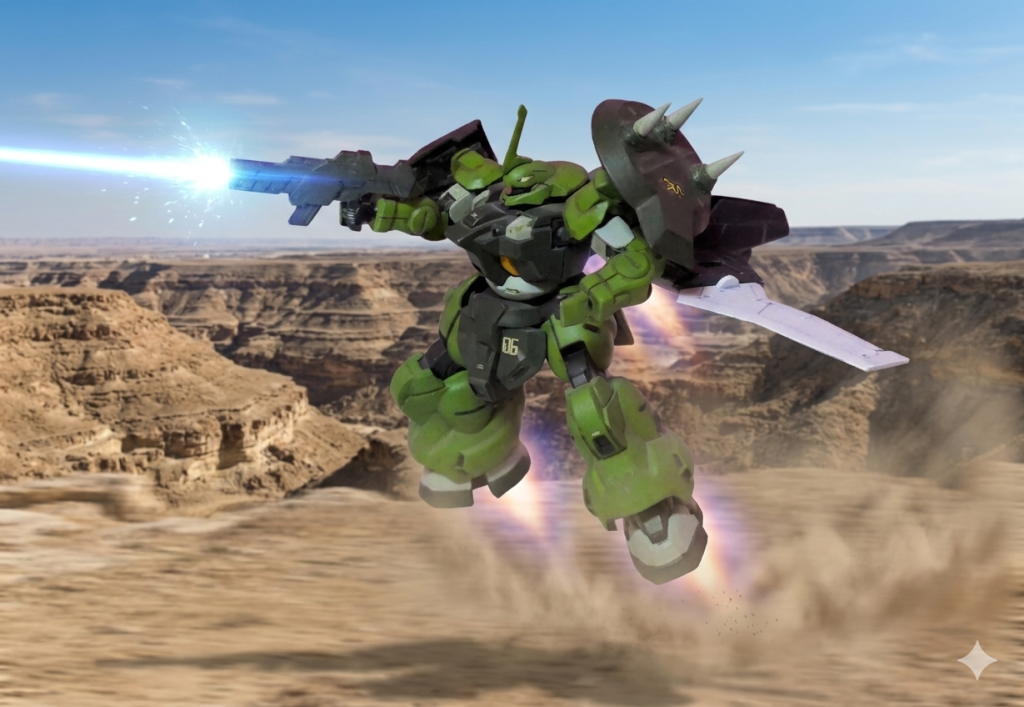 高機動型ディランザ「モノクロニウス」–6枚目/制作者：ぽん吉