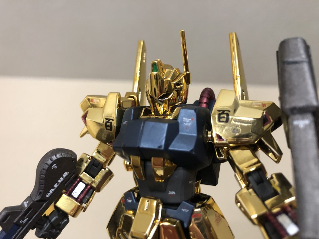 1/144 HG MSN-00100 百式 ゴールドコーティング ガンダムベース限定–6枚目/制作者:takao_s