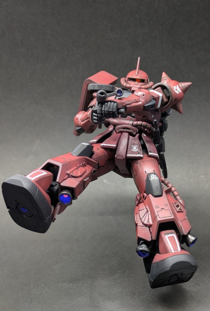 HG オリジン シャア専用高機動型ザク–6枚目/制作者：KATO機