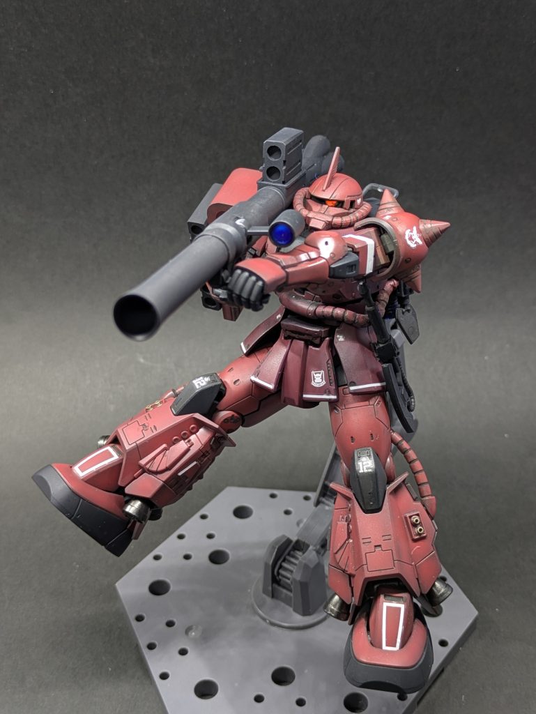 HG オリジン シャア専用高機動型ザク–8枚目/制作者：KATO機