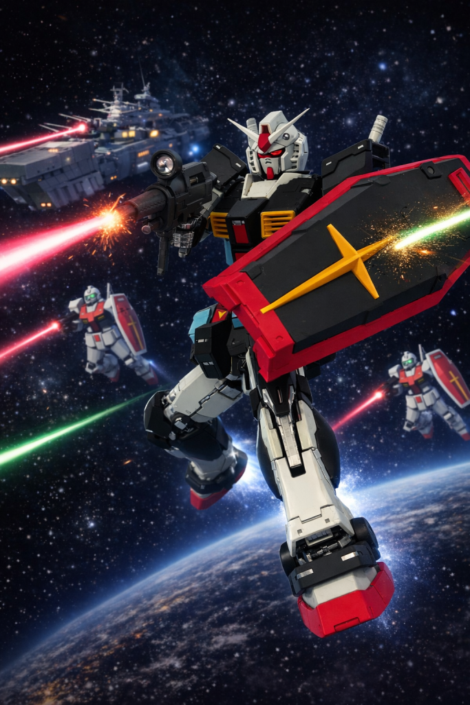 おまけ友軍と宇宙空間で射撃戦😄