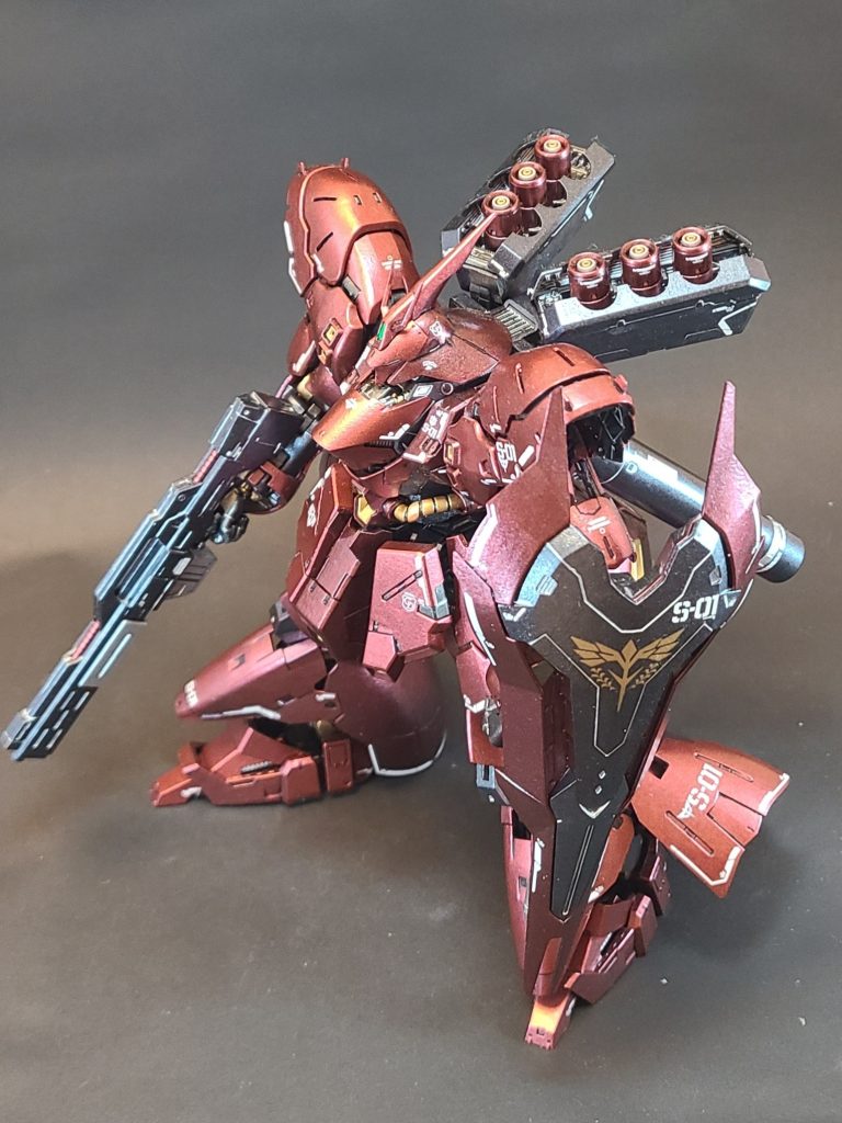 正面俯瞰。ファンネルがいい。