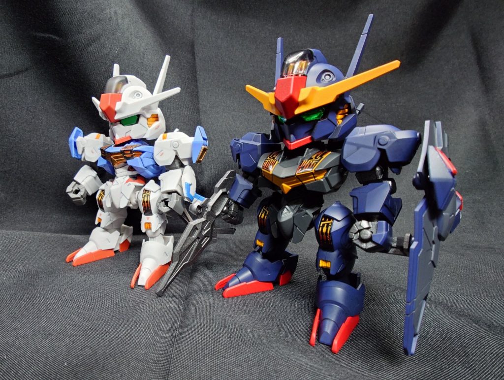 SD EXSTD 019 XVX-016 ガンダムエアリアル『ガンダムエアリアル ティターンズカラー』–2枚目/制作者：早摘みレモン