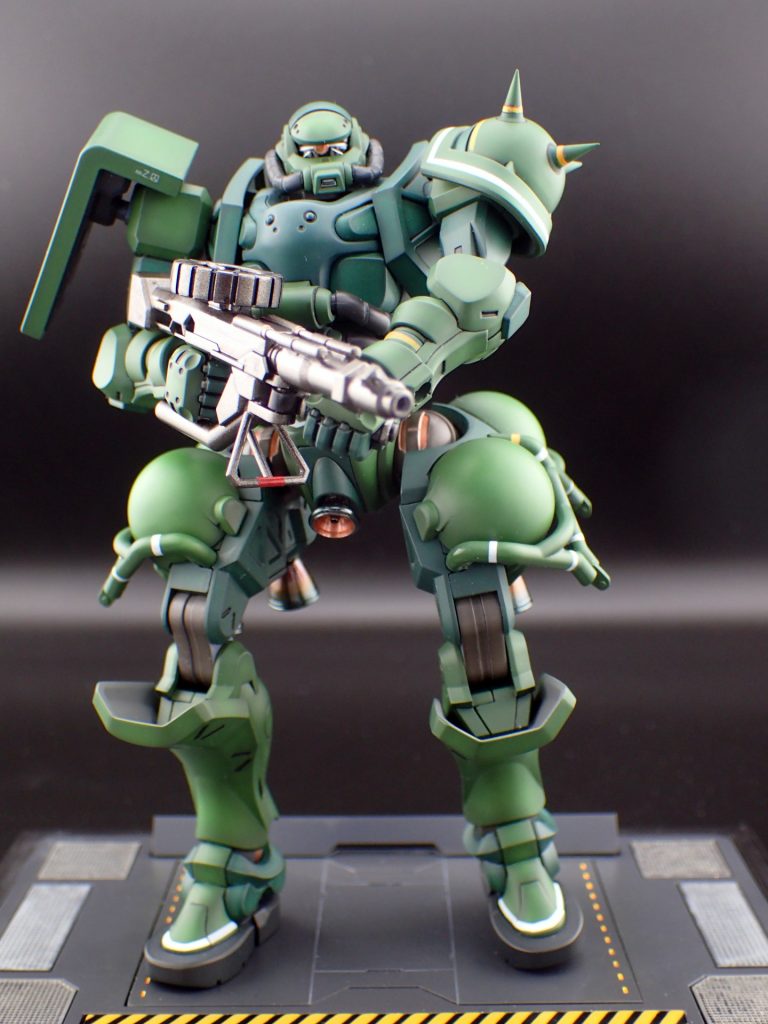 ザクマシンガンを持たせてみましたマシンガンについてもプリント品です&nbsp;