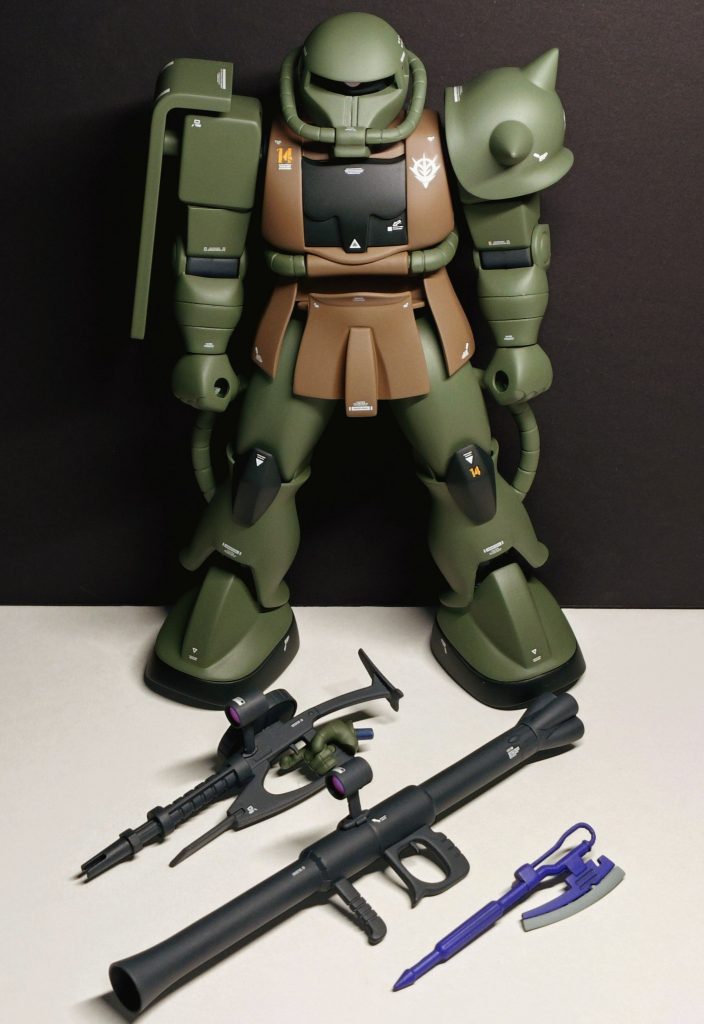 旧キット1 /100 ザクⅡ–6枚目/制作者：ガケフチ