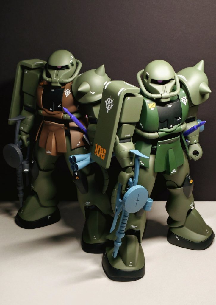 旧キット1 /100 ザクⅡ–8枚目/制作者：ガケフチ