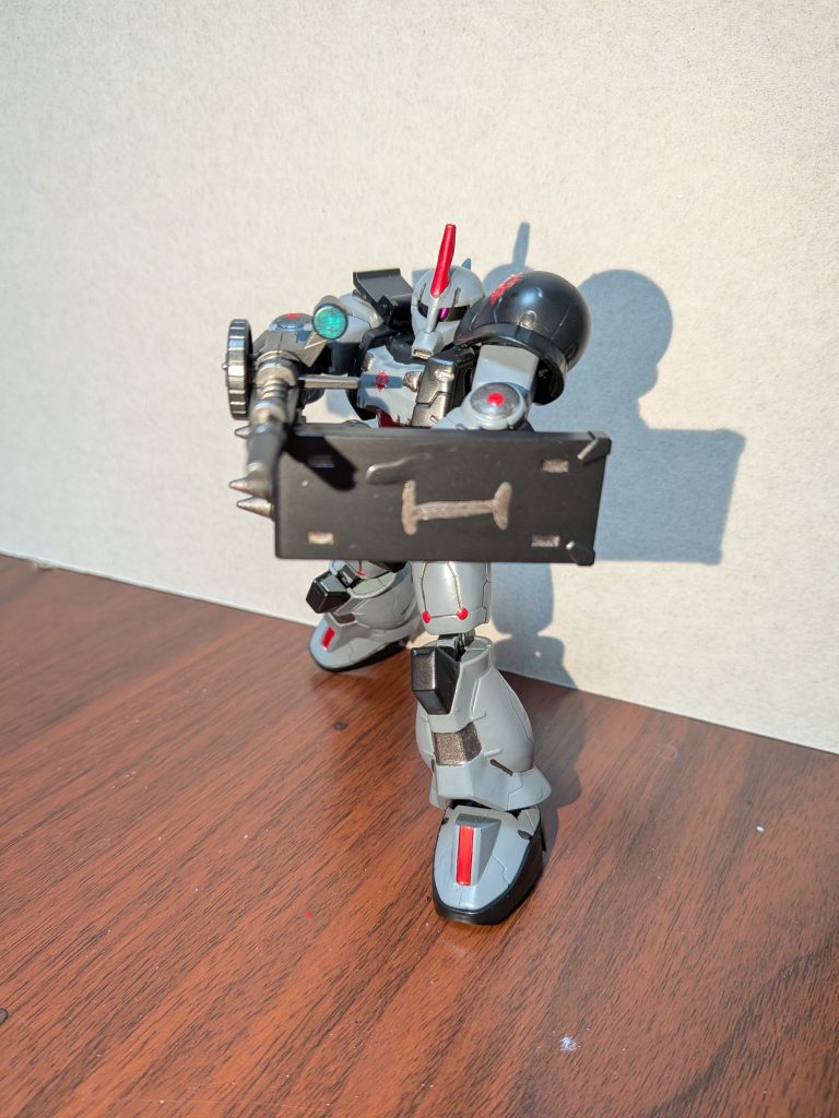 マシンガン構え歩き