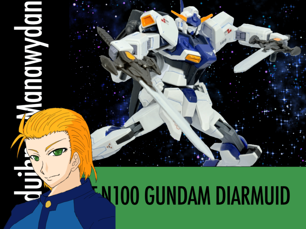 ALT-N100 ガンダムディアマットパイロット:オディナ=マナウィダン(男性)ダーナ共和国防衛軍マース隊所属。19歳。セタンタとは相棒と呼べるほど親しく戦闘時の相性も良い頼れる男。故郷の両親と弟妹の生活の為に防衛軍入隊。