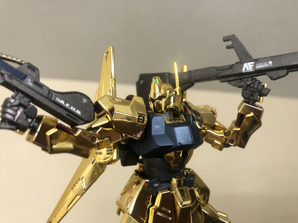1/144 HG MSN-00100 百式 ゴールドコーティング ガンダムベース限定–5枚目/制作者:takao_s
