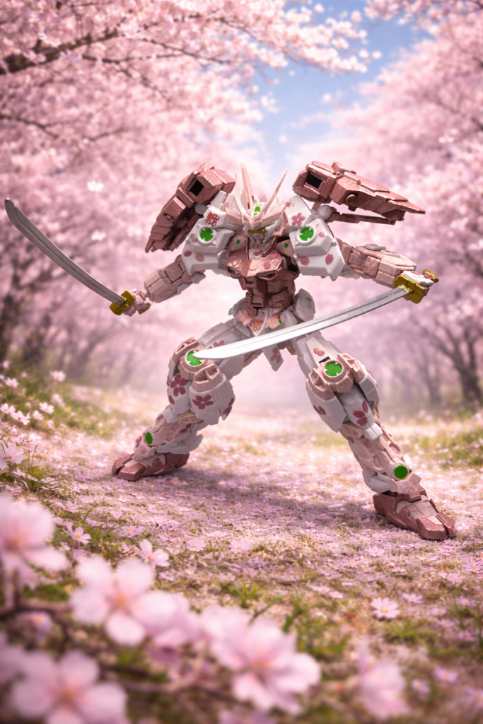 桜の季節と長男の高校合格祝いを兼ねて作成しました