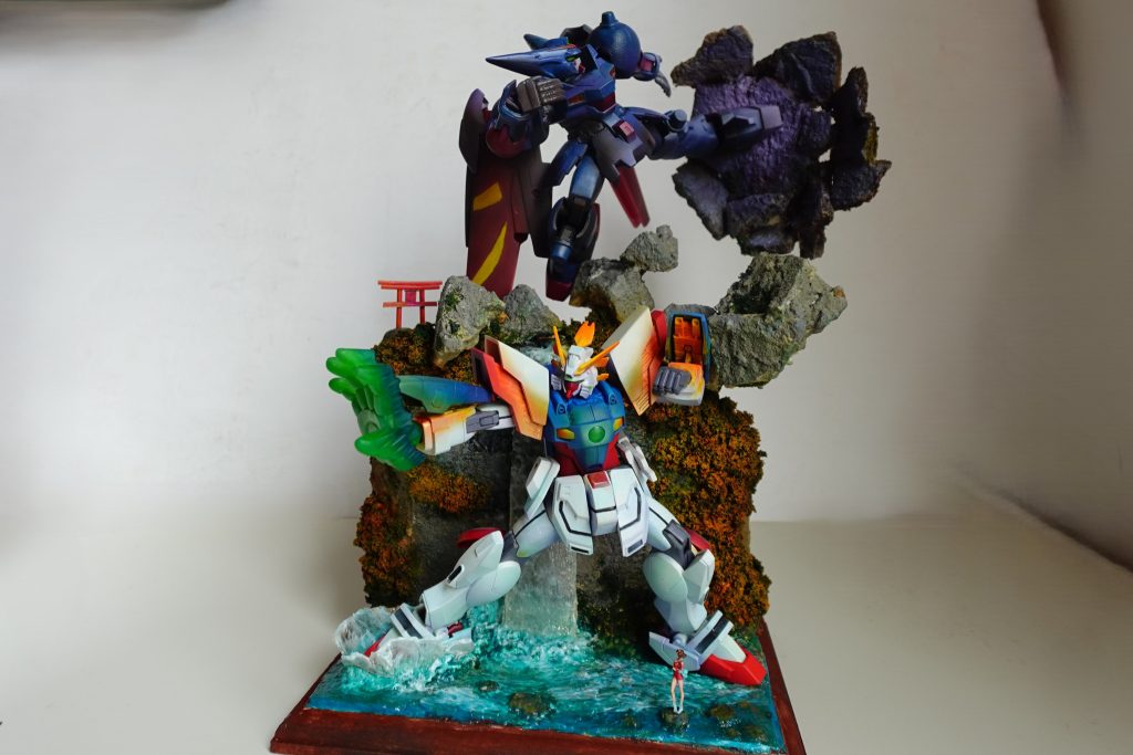 機動武闘伝Gガンダムジオラマ–2枚目/制作者：oldlam_works