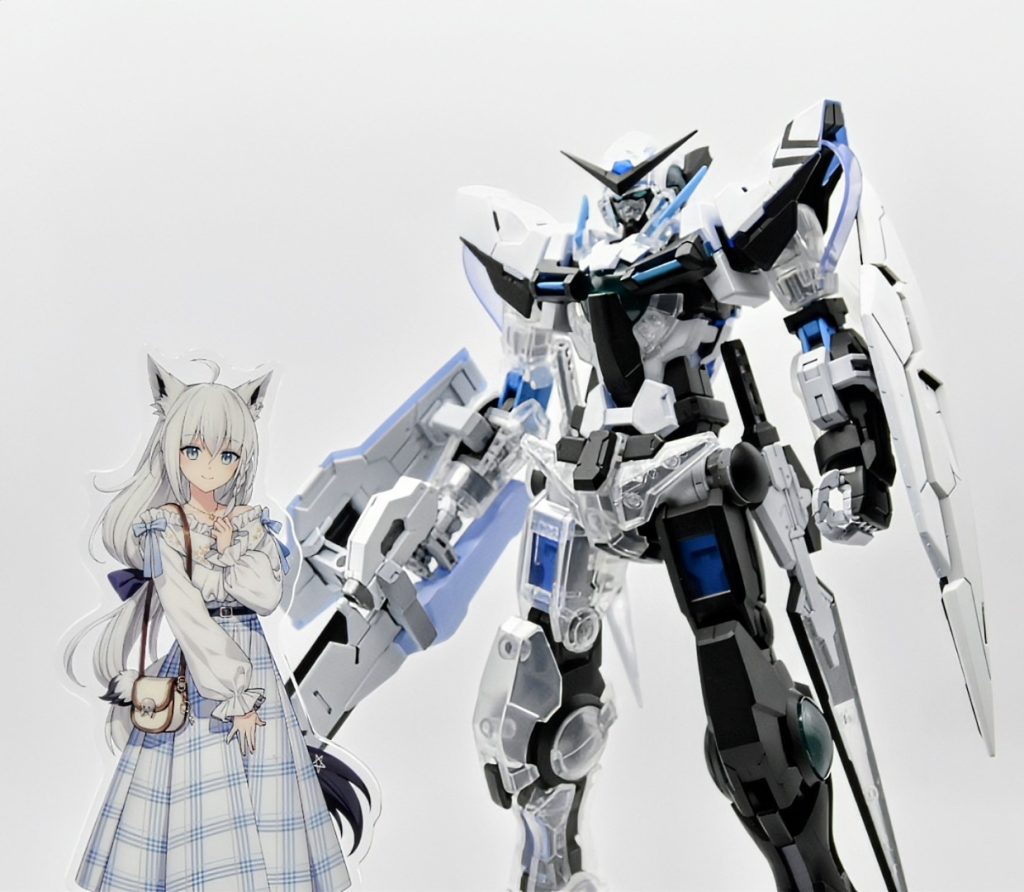 白上フブキカラーエクシア 完成です