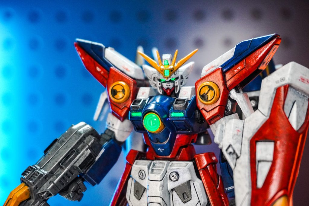 HGウイングガンダムゼロ・ウェザリング（筆塗り）–3枚目/制作者：demmy_kuroyama