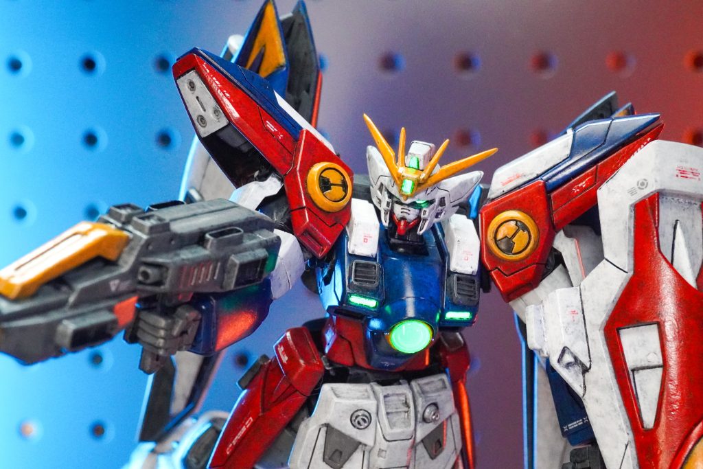 HGウイングガンダムゼロ・ウェザリング（筆塗り）–2枚目/制作者：demmy_kuroyama
