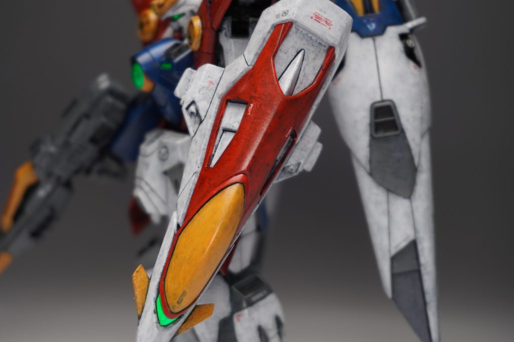 HGウイングガンダムゼロ・ウェザリング（筆塗り）–5枚目/制作者：demmy_kuroyama