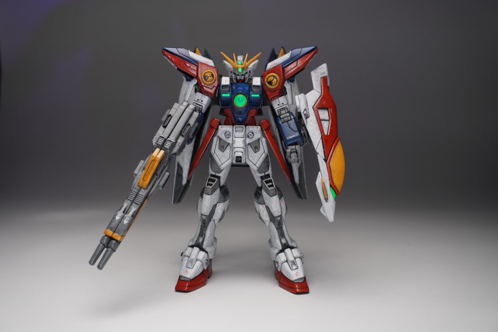 HGウイングガンダムゼロ・ウェザリング（筆塗り）–8枚目/制作者：demmy_kuroyama