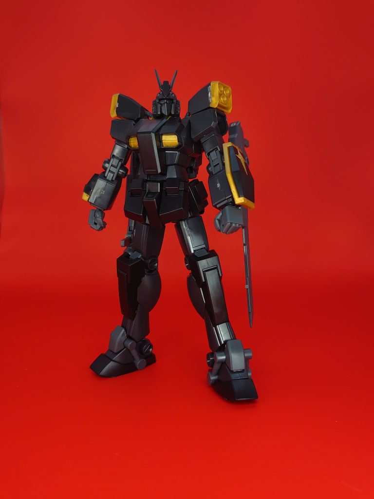 仮組みのブラックウォーリア