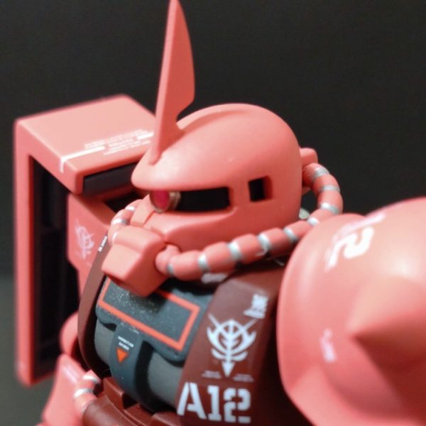 HG シャア専用ザク【筆塗り全塗装】