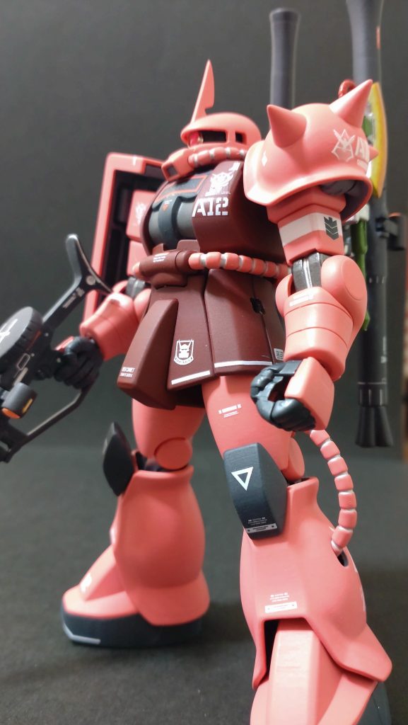 HG シャア専用ザク【筆塗り全塗装】–8枚目/制作者：一筆奏上
