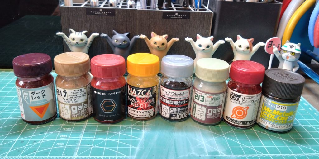 今回使用した塗料です。
