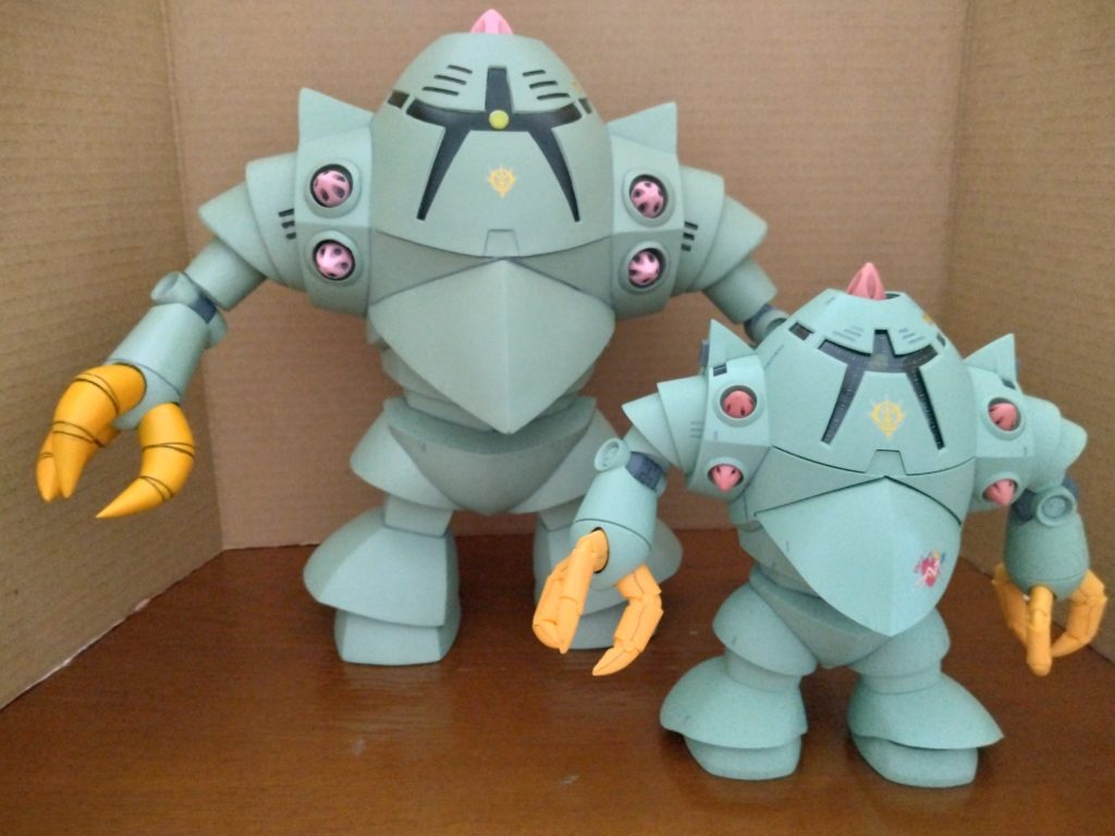 HGキットとサイズ比較
