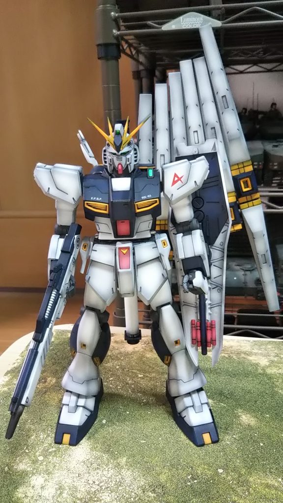 正面（最近黒立ち上げが濃いが渋くない4月の作風です）