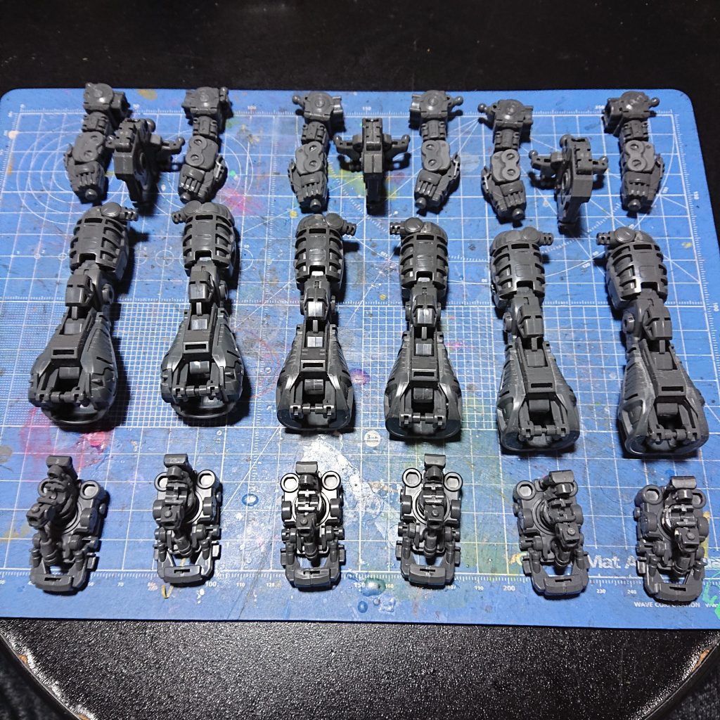 キットはパーツ分割が抜群で面倒くさく無く何個でも作れました。