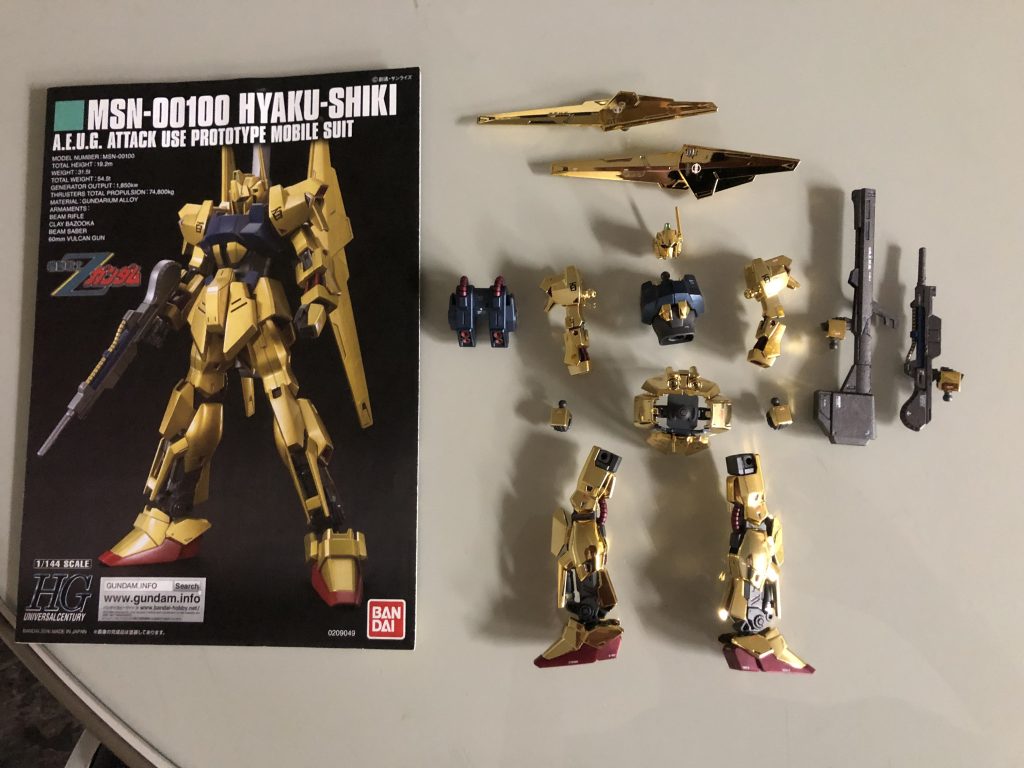 1/144 HG MSN-00100 百式 ゴールドコーティング ガンダムベース限定–2枚目/制作者:takao_s