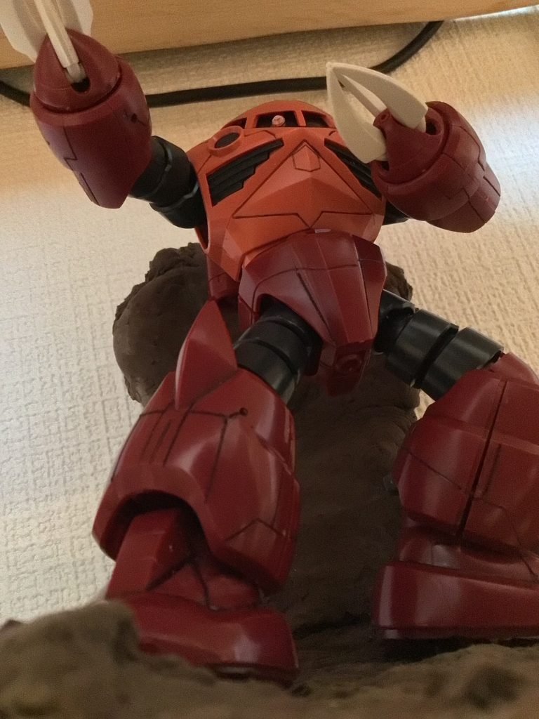 前回のジオラマに乗せてみました