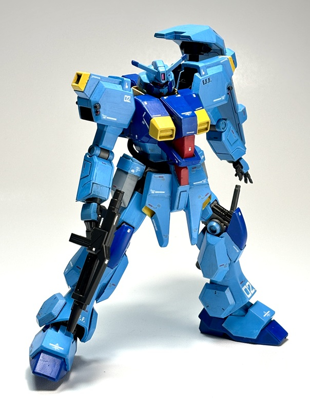 文字設定しかない(?)MSをオリジナル風味で製作した「グスタフ・カール 軽装型」でした。