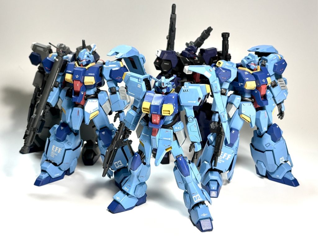 我が家のグスタフ・カール軍団。グスタフ・カール 隊長機 風https://gumpla.jp/hg/25310279ドーラ・カール 風https://gumpla.jp/hg/25300921グスタフ・カール スナイパー(オリジナル機)https://gumpla.jp/hg/751486