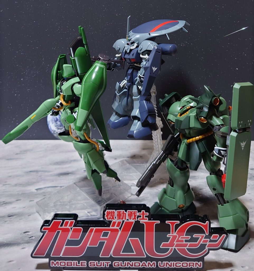 HGUC 1/144 アイザック/ガザC/ギラ・ドーガ(ユニコーンカラーVer.)セット–9枚目/制作者：黒井 響介