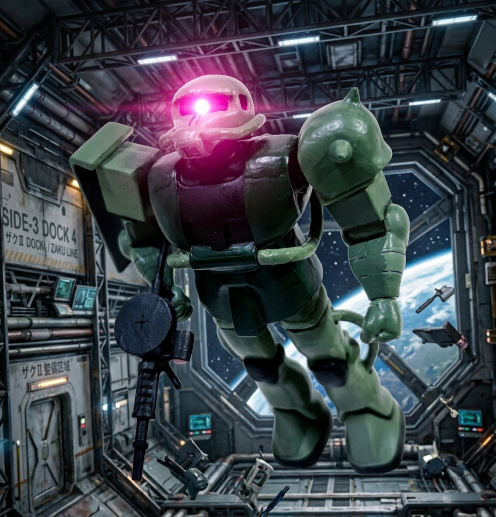 コロニー内部に潜入するイメージ。