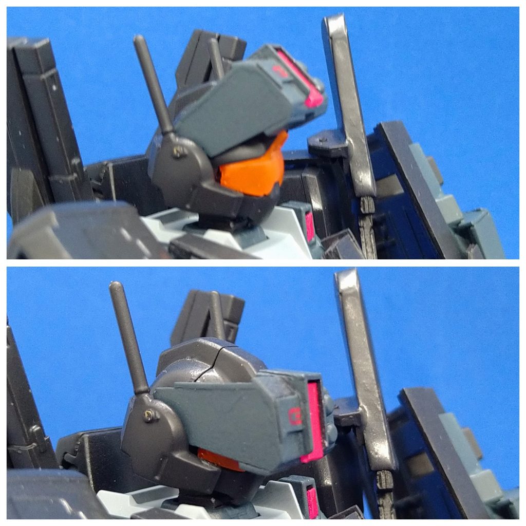 頭部は真鍮線を使い可動式で自作。可動のために少し頭部が大きくなりました