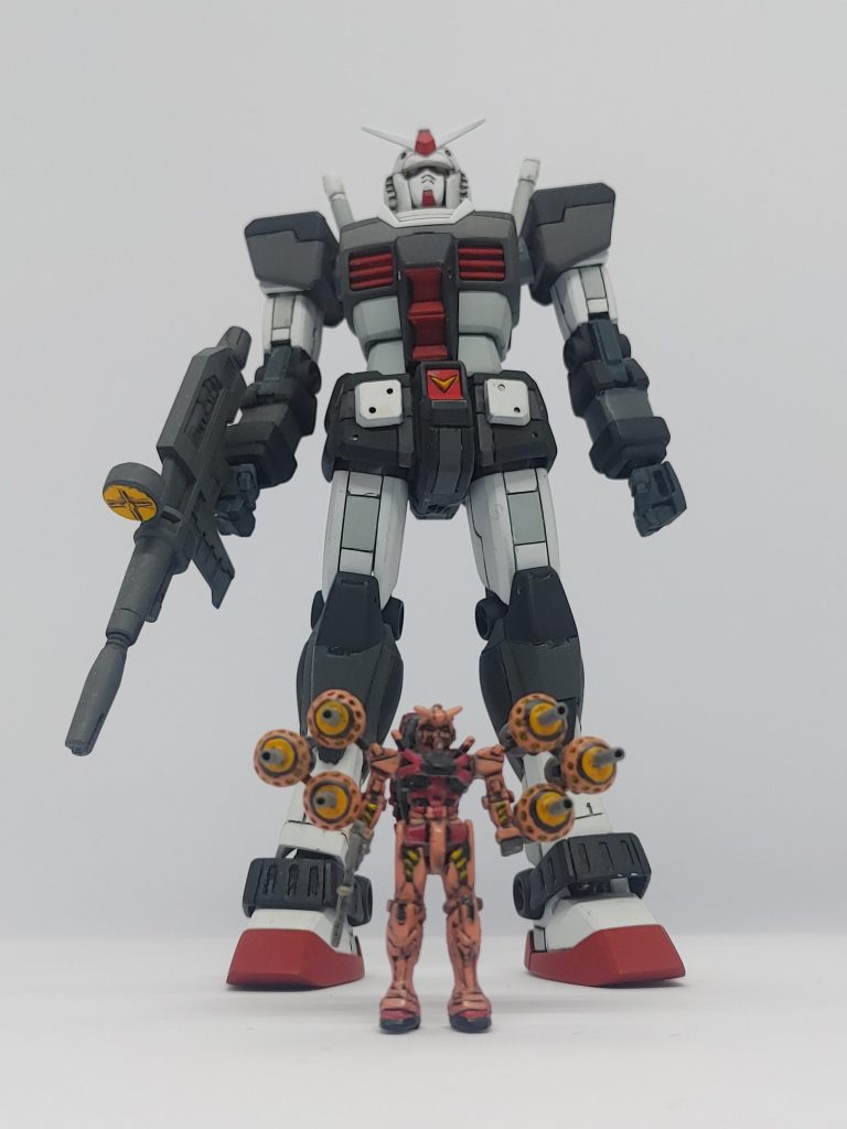 スケール比較EGガンダムと