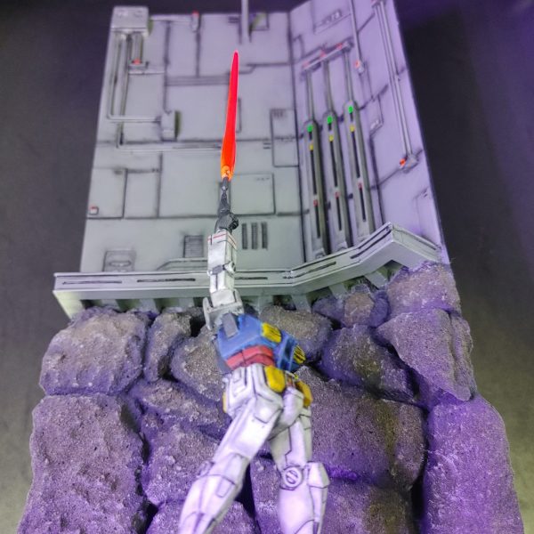 オヤジの意地　情景模型宇宙要塞ア・バオア・クー➡️ラストシューティング