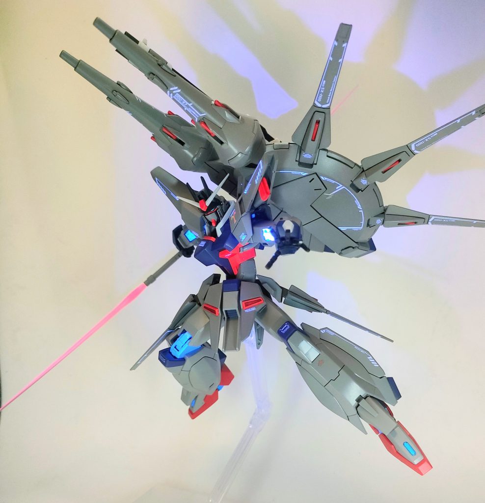 最大可動で関節発光