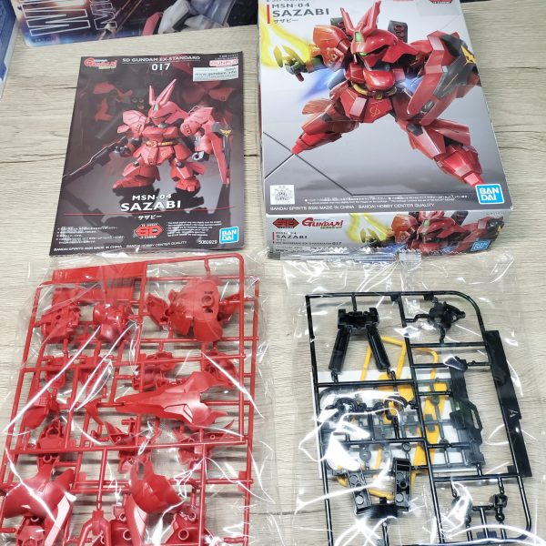 次はこちらを作ります。塗装なしで、ちゃちゃっと作ります。スミ入れだけはします。（2枚目）