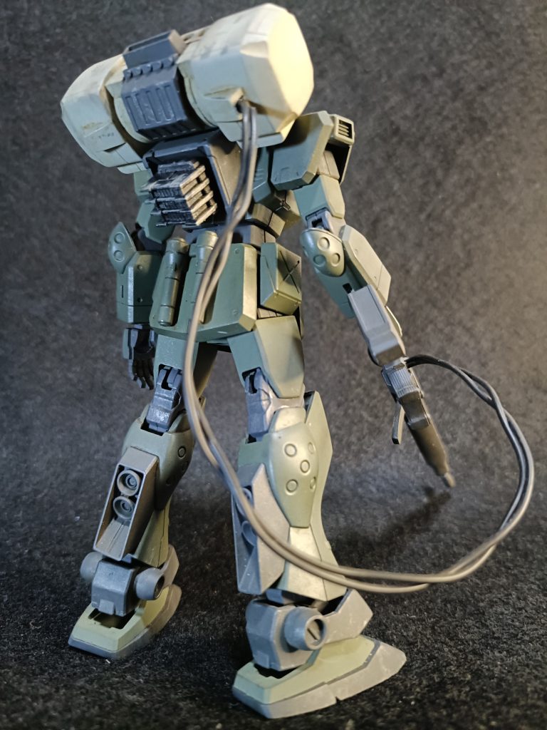 背面。大型ライフル用にバックパックを作ってみました。