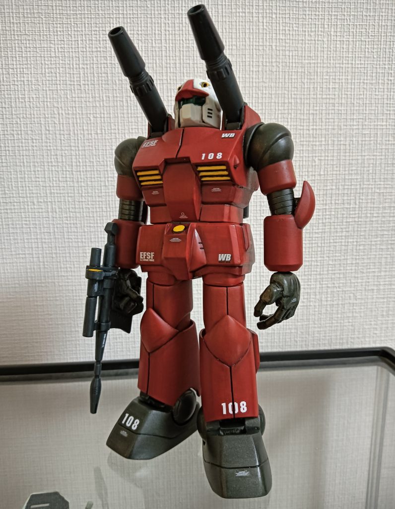 設定画のガンキャノンを意識して作りました。