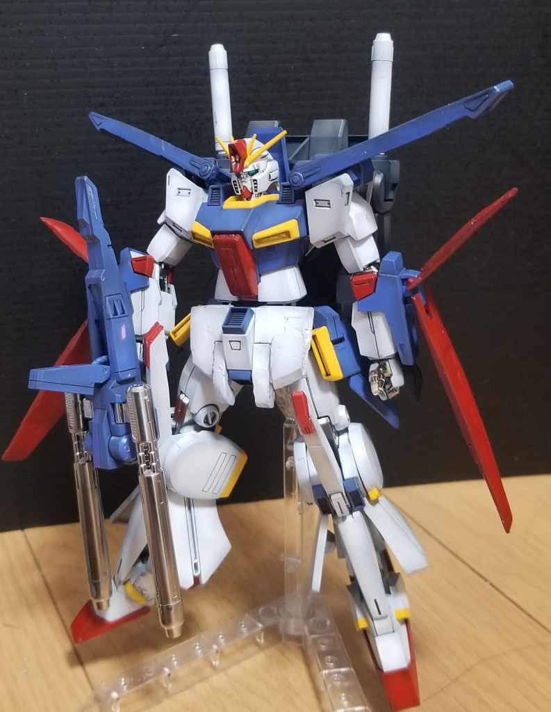 HG  強化型風　ZZガンダム–3枚目/制作者：nabewobilly