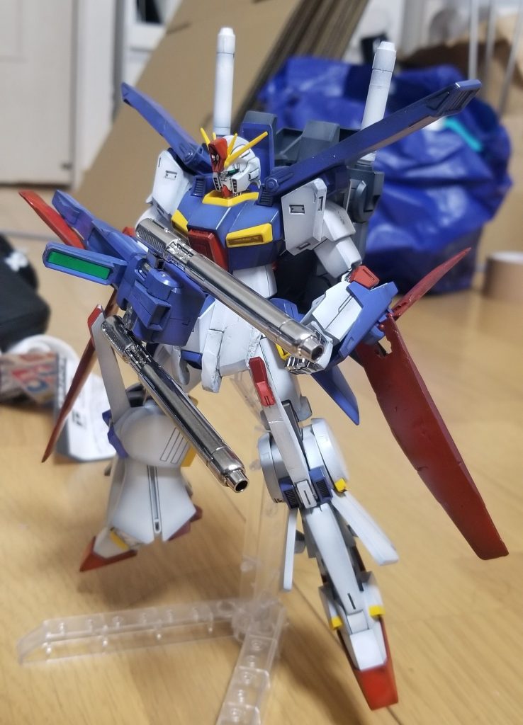 HG  強化型風　ZZガンダム–3枚目/制作者：nabewobilly