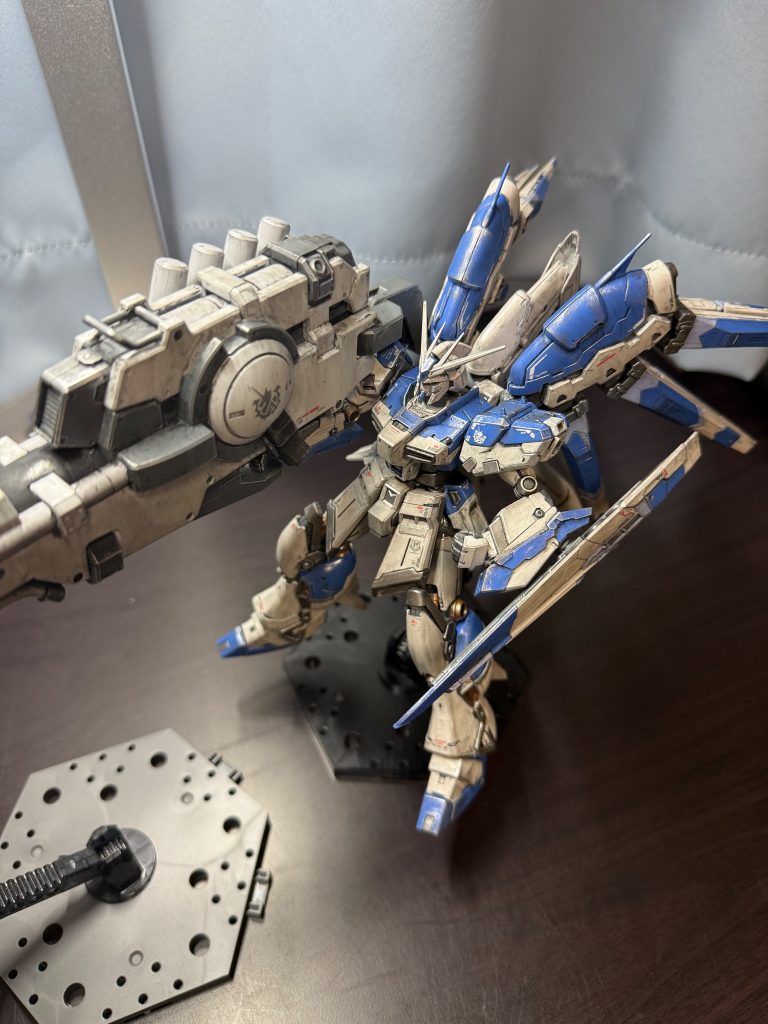 金属感が出るようにウェザリングしました。